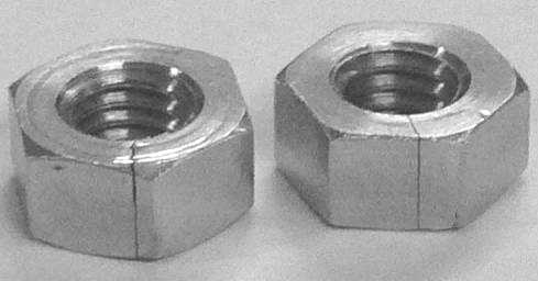 螺母表面開(kāi)裂形貌