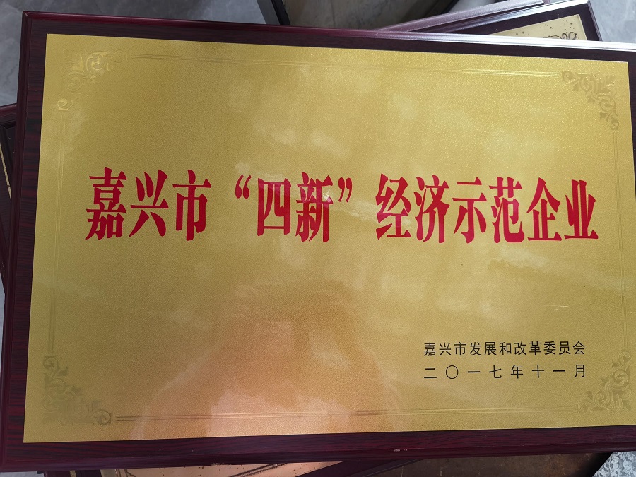 3 嘉興市&ldquo;四新&rdquo;經(jīng)濟(jì)示范企業(yè)